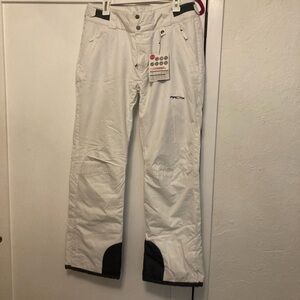 Arctix White and Black Snow Pants